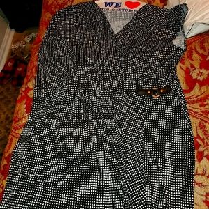 Michael Kors faux wrap dress